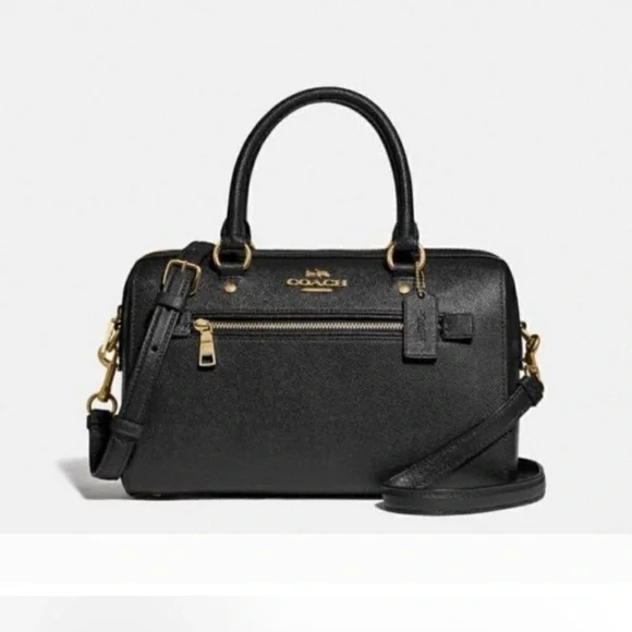 Coach Black Leather Handbag - Picture 8 of 13